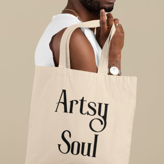 Artsy Soul Creative Cool Artist Gift Tote Bag