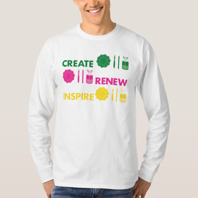 Artsy Spring Knolling Long Sleeve T-Shirt (Front)
