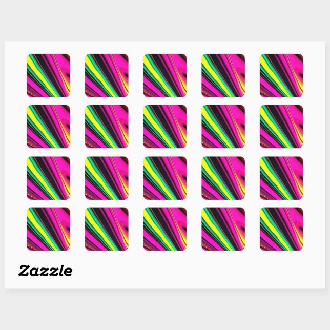 Artsy Square Sticker (Sheet)