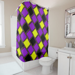 Artsy Squares Shower Curtain