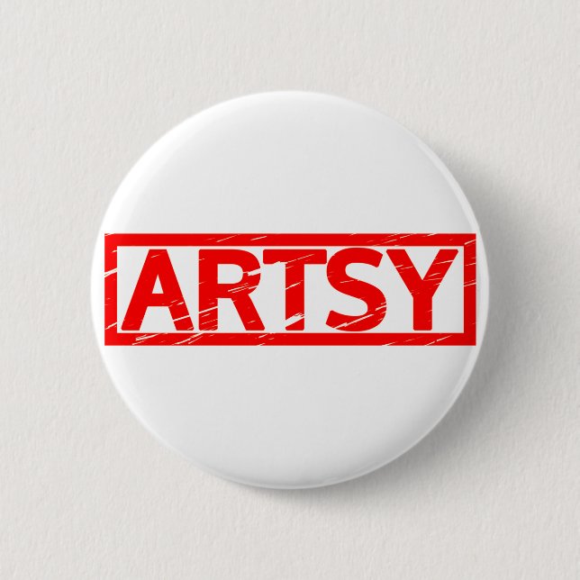 Artsy Stamp Button (Front)