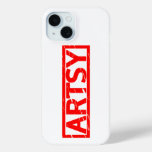 Artsy Stamp iPhone 15 Case