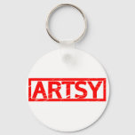 Artsy Stamp Keychain