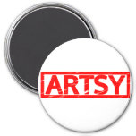 Artsy Stamp Magnet