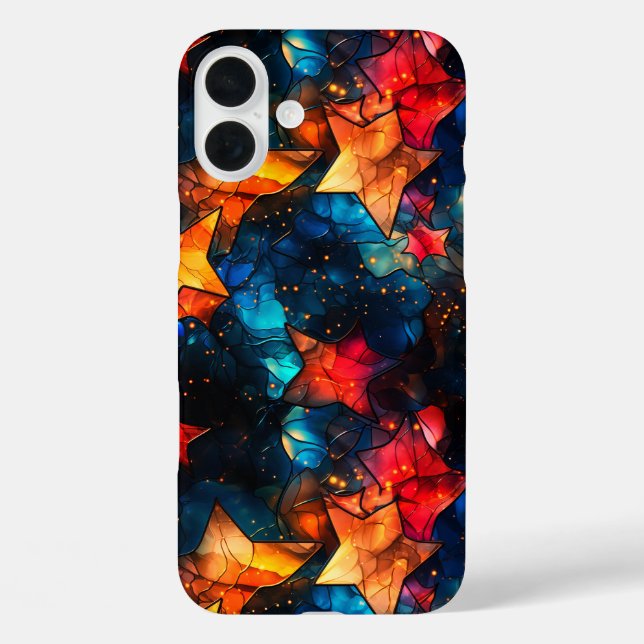 Artsy Star Pattern Phone Case (Back)