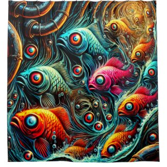 Artsy Strange Fish Design