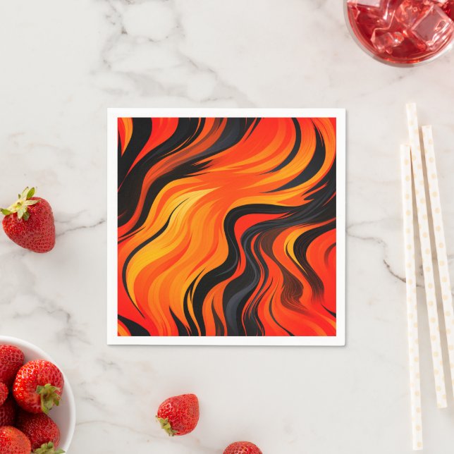 Artsy Stripes Napkins (Insitu)