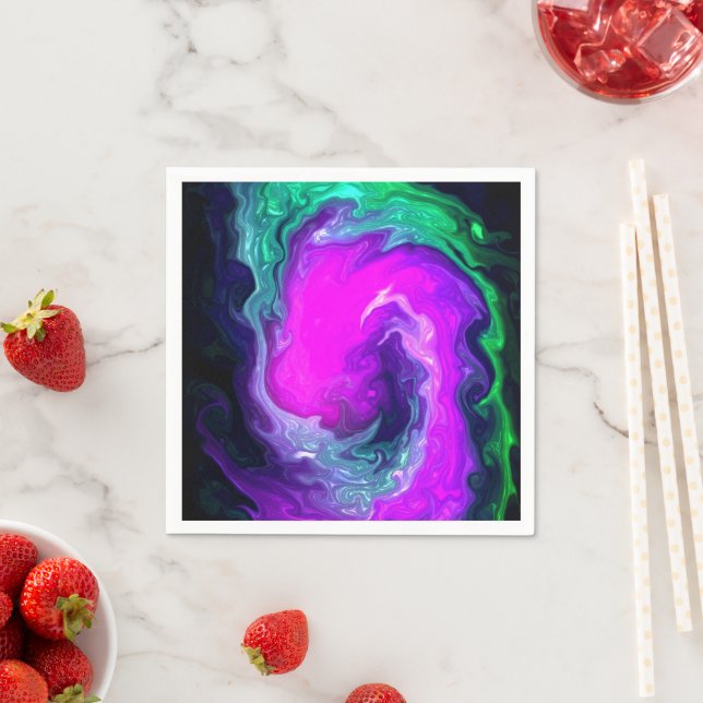 Artsy Swirls Napkins (Insitu)