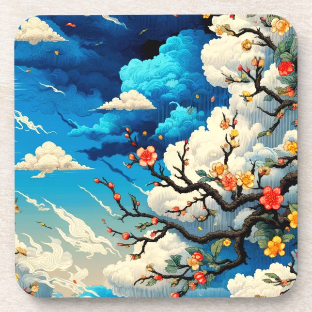 Artsy Tree Beverage Coaster (Front)