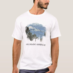 *~* Artsy Tree Mountains Colorado Springs T-Shirt