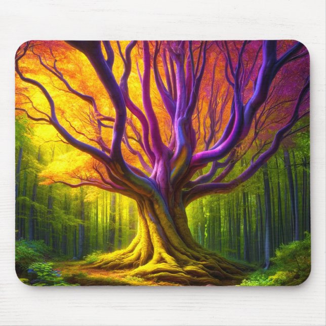Artsy Tree Mouse Pad (Front)
