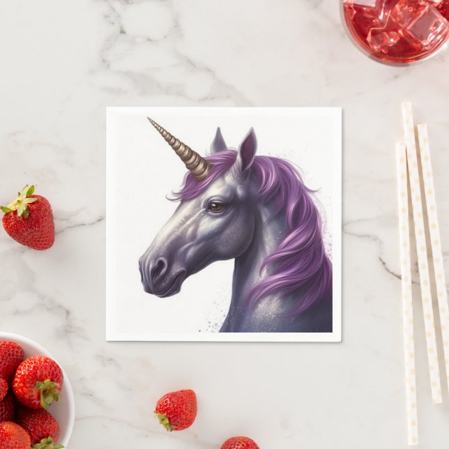 Artsy Unicorn Napkins (Insitu)