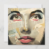 Artsy Unique Digital Art | Pretty Lady Abstract (Front)