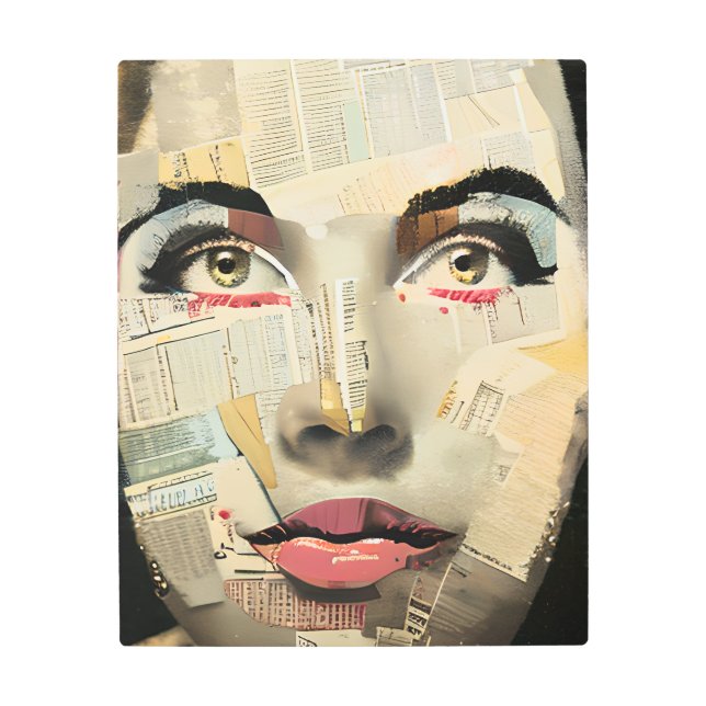 Artsy Unique Digital Art | Pretty Lady Abstract (Front)