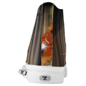 Artsy Violin Music High-Top Sneakers (Left Shoe Back)