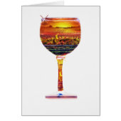 Artsy Wine Blank Notecards (Front)