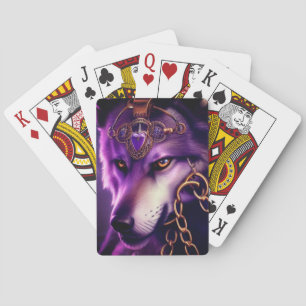 Artsy Wolf Poker Cards