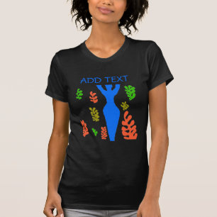 Artsy Woman add text T-Shirt