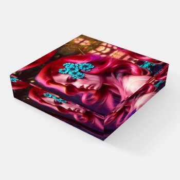 Artsy Woman Paperweight by MarblesPictures at Zazzle