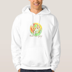 Artwork Border Collie Agility Hooded Sweatshirt