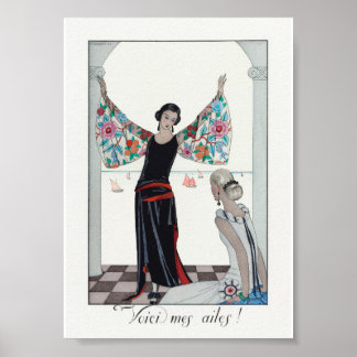Artwork by George Barbier  Poster