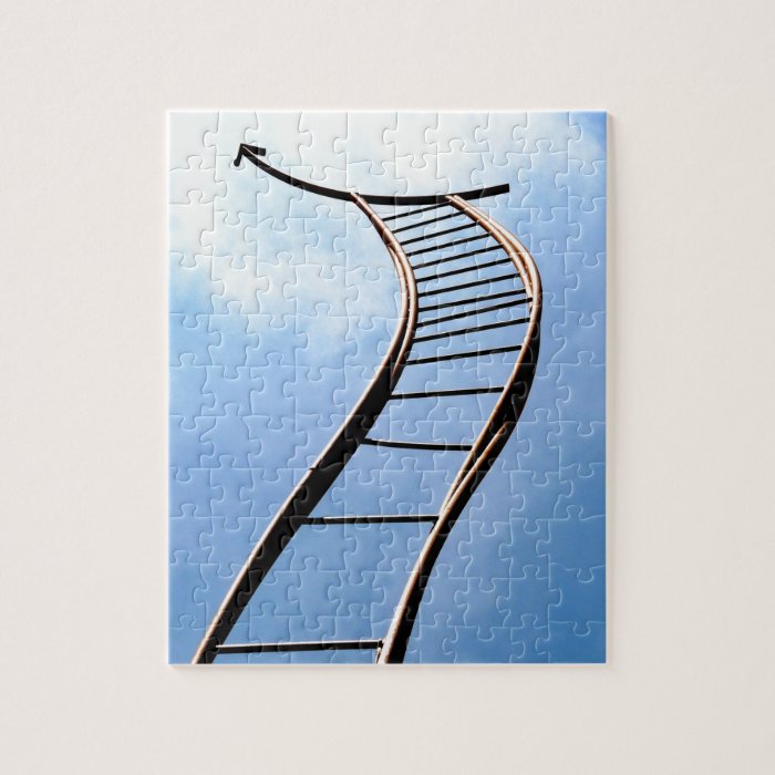 artwork climb to success and goal jigsaw puzzles