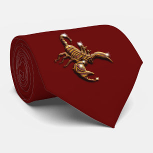 Artwork of Scorpion for Scorpios Neck Tie