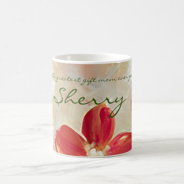 Artwork on a Mug: personalized gift, custom mug (Center)