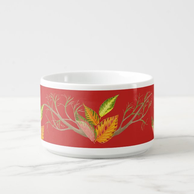 Arty Autumn on a Chili Bowl  (Center)