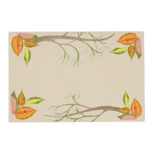 Arty Autumn on a Laminated Placemat