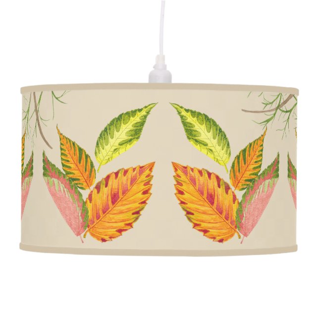 Arty Autumn on a Pendant Lamp (Front)
