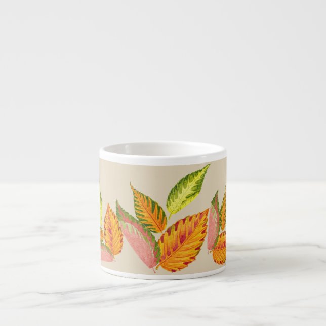 Arty Autumn on an Espresso Mug (Front)