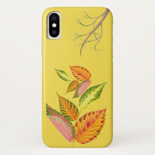 Arty Autumn on an iPhone Case