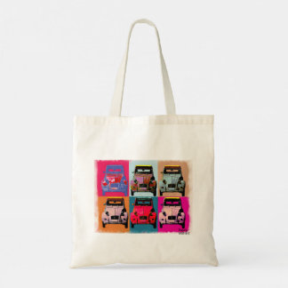 Arty Citroen 2CV Tote Bag