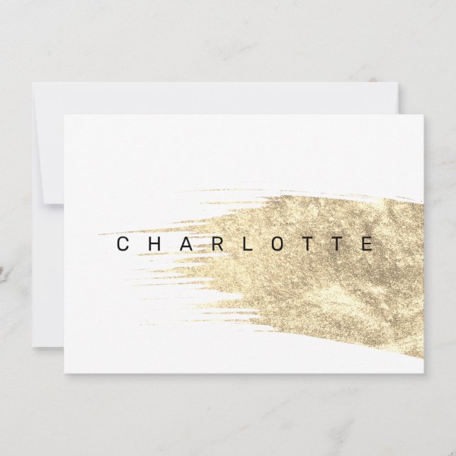 ARTY | Colorful artistic birth announcement card (Front)