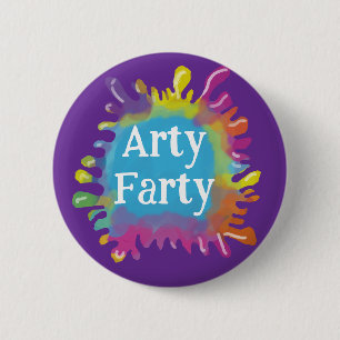 arty farty artist painter paint blob button