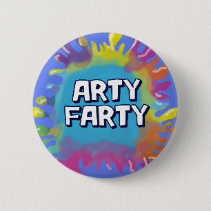 arty farty artist painter paint blob button