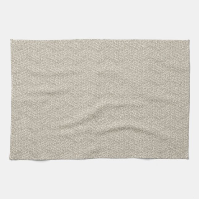 Arty Knit Design Kitchen Towel (Horizontal)