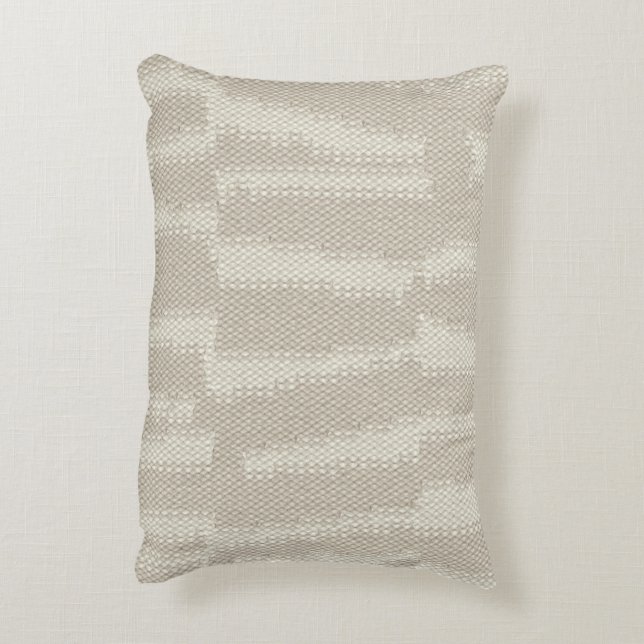 Arty Knit Print Accent Pillow (Back(Vertical))