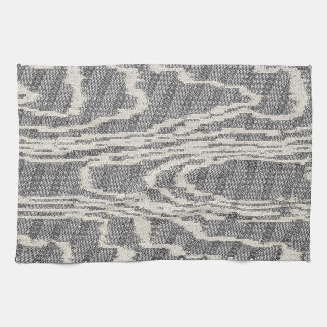 Arty Knit Print Kitchen Towel (Horizontal)