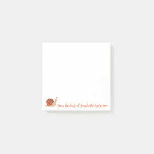 Arty Snail Personalize Post-it Notes