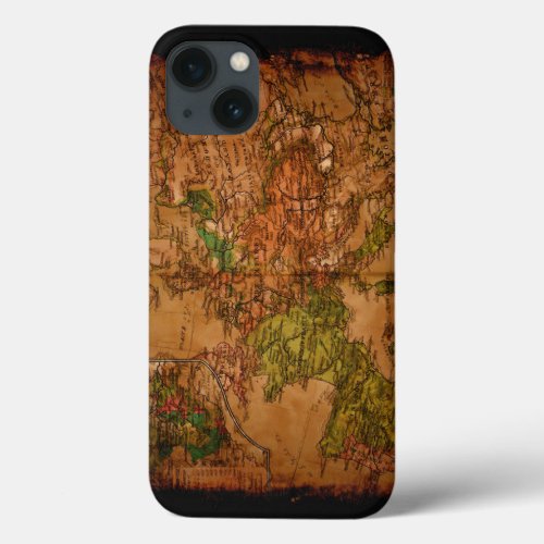 Arty Vintage Old World Map of Europe 1740 iPhone 13 Case
