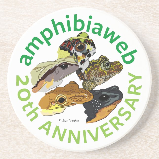 #ArtYourAmphibian2020 - E. Anne Chambers Coaster (Front)