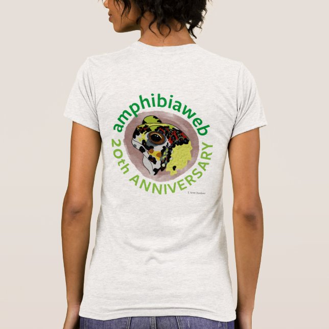 #ArtYourAmphibian2020 - E. Anne Chambers - Notaden T-Shirt (Back)