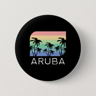 Aru Island Beach Retro Vintage Vacation Souvenir F Button