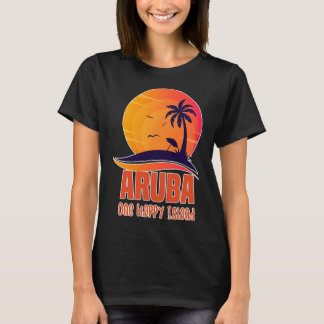 Aru One Happy Island Beautiful Sunset Beach  T-Shirt