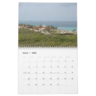 Aruba 2022 calendar