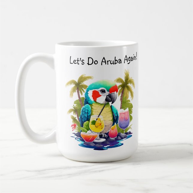 Aruba Again Let's Talk mug (Left)