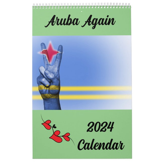 Aruba Again Peace Calendar (Cover)