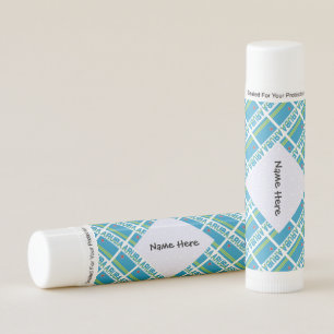 Aruba and Aruban Flag Tiled Personalized  Lip Balm